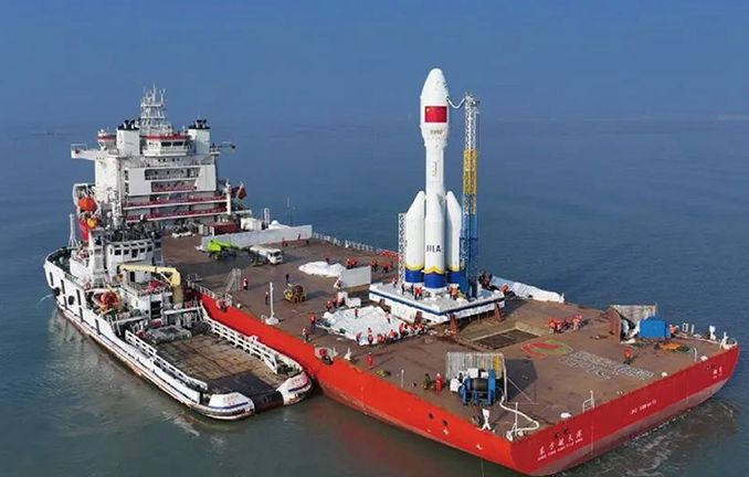 来福士22000吨火箭发射船